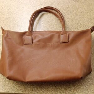 Universal Thread Cognac/Brown Spacious Tote Bag | Strapped Purse